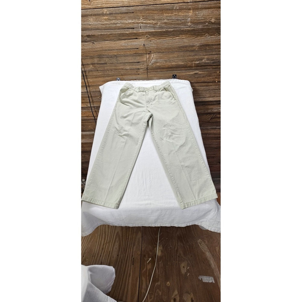 Levis Mens Chino Pants Tan Khaki Cotton Straight Leg W34 L30 San Francisco CA